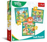 CREFL PUZZLE 3en1 Découvrez Trefliki 34872