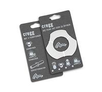 Brainstream Cregg Coupe-œufs, Coquetier & Rond de Serviette, Blanc, A001258