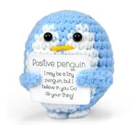 CREJOHY Cadeaux positifs, cadeau de soutien émotionnel, cadeau de nouvel emploi pour femme, homme, garçon, fille, cadeau d'anniversaire pour enfants à partir de 3 ans (bleu)
