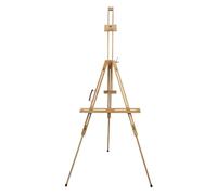 Crelando Chevalet De Peinture Pliable En Bois De Pin Avec Angle Réglable