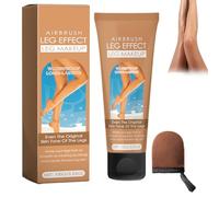 Crema Autobronceadora Loción Autobronceador Crema Natural Autobronceadora sin sol con un Guante Autobronceador, para Cara Cuerpo Piernas y Brazos (Wheat)