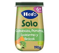 Hero Solo Tarrito Calabaza Patata Guisantes y Brócoli ECO 190g