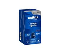 30 CAPSULES DE CAFÉ CREMA & GUSTO CLASSICO NESPRESSO EN ALUMINIUM - LAVAZZA - 100% ITALIEN.