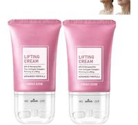 Crema Lifting con Péptidos y Rodillo, Hidratante Reafirmante Antiedad para Rostro y Cuello, Hidratante Suavizante, con Hidratación Profunda y Retención de Humedad, 100 g