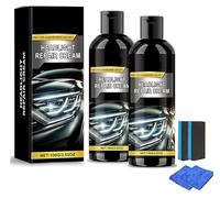 Crema Riparatrice Fari Doeyvose, Trattamento Rinnovatore e Protettivo per Fari, Kit Detergente e Lucidante per Fari Auto, Adatto a Tutti i Veicoli per Fari più Luminosi e Definiti (1)