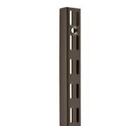 Crémaillère à double perforation - en applique - Sparring - graphite - longueur 1340 mm ELFA®