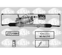 Crémaillère de direction électrique 7170058 SASIC pour PEUGEOT CITROËN