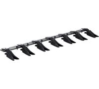 Crémaillère de godet VEVOR,1,3 m de crémaillère de godet de tracteur haute performance pour chargeuse de tracteur sous-compacte, capacité de charge de 2000 kg, convient aux bords d'attaque de godet de