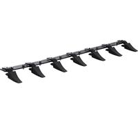 Crémaillère de godet VEVOR, 60 pouces, godet de tracteur haute performance, rail 7 dents pour chargeuse, tracteur, chargeuse compacte, capacité de charge de 2096 kg, design à visser, pour une excavati
