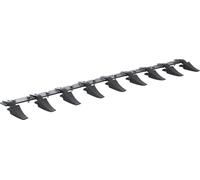 Crémaillère de godet VEVOR, godet de tracteur haute performance de 1,8 m, rail à 9 dents pour chargeuse, tracteur, chargeuse compacte, capacité de charge de 2000 kg, design à visser, pour une excavati