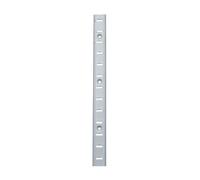 Crémaillère en acier laqué blanc 2000x16mm - MONIN - 522040