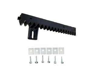 Crémaillère en polyamide 1 mètre pour portail coulissant