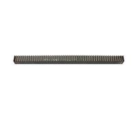 Crémaillère linéaire droite en acier haute dureté 1 crémaillère à engrenages en acier à module 2.0, modèle de rail à crémaillère droite, accessoires de transmission mécanique
