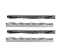 Crémaillère linéaire droite en acier haute dureté 1Mod 4pcs 10x10 10x12 12x12 15x15 20x20 500mm 1000mm 1M Crémaillère à engrenage droit de précision Crémaillère à dents droites(1M 12x12-1000mm)