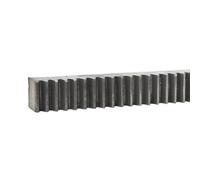 Crémaillère linéaire droite en acier haute dureté 2 crémaillères à denture droite en acier, 1 modèle, 15 x 15 x 1000 mm, 2 engrenages en acier, 32 dents, 1 modèle, alésage de 10 mm