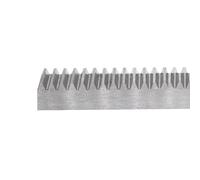 Crémaillère linéaire droite en acier haute dureté Crémaillère d'entraînement à dents droites en acier inoxydable, 0,5 m, 1 m, longueur 300 mm, module 1 pièce(1M 10x10mm)