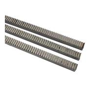 Crémaillère linéaire en acier, Support à éperons en acier, 3 pièces, 1 Mod 12x12x1000mm + de pignon 16T, gravure multi-tailles(4mm)
