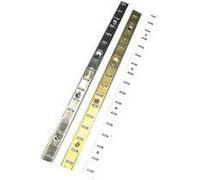 Crémaillère MONIN SAS - Acier laitonné - Larg.16 mm - Barre de 2 mL - 270701 Noir G