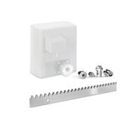 Crémaillère pour Kit Motorisation de Portail Coulissant - env. 100 cm, avec Set des Vis, en Acier Galvanisé (Revêtement de Zinc) - Crémaillère pour