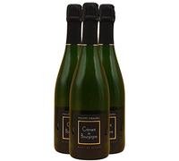 Crémant de Bourgogne Blanc de Blancs - Blanc - Philippe Vermorel - Vin Blanc de Bourgogne (3x75cl) HVEEffervescent