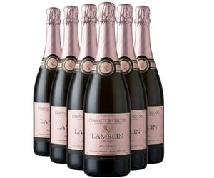 Crémant de Bourgogne Brut - Rosé - Lamblin fils - Vin Rosé de Bourgogne (6x75 ffervescent