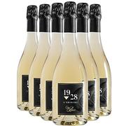 Crémant de Bourgogne Cuvée 1928 Extra-Brut - Blanc - Cave de Bissey - Vin Blanc de Bourgogne (6x75cl) Effervescent