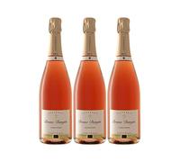 Crémant de Bourgogne Cuvée Rose Brut - Rosé - Bruno Dangin - Vin Rosé de Bourgogne (3x75 IOEffervescent
