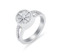 Crémation bijoux pour cendres Ringue de l'urne de boussole pour femmes Men Men Anneau titulaire des proches Ashes Savouinage Urnes Rings de doigt, 2,10
