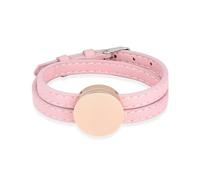 Crémation pour Cendres Rose Médaillon Rond en Cuir réglable Urne commémorative personnalisée Bijoux-Rouge