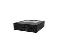 Cremax MB994SP-4S - Compartiment pour lecteur de support de stockage - 2.5" - 5,25 po. à 2,5 po. - noir