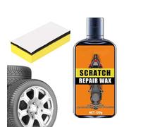 Crème - 2.17x5.31x1.18 pouces de roue en | Protection professionnelle | Sponge en métal pour roues véhicules automobiles automobiles à la maison en plein air saisonnier