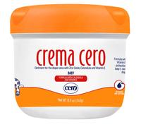 Creme a couches Crema Cero pour bebe avec de l'oxyde de zinc et du calendula - Creme de couches a haute resistance pour un soulagement rapide et
