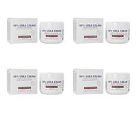 Crème à l’urée 40% pour pieds et mains - Soin réparateur intensif pour talons secs et crevassés, callosités et peau rugueuse - Hydratation rapide avec beurre de karité et allantoïne (4pcs)