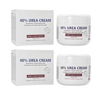 Crème à l’urée 40% pour pieds et mains - Soin réparateur intensif pour talons secs et crevassés, callosités et peau rugueuse - Hydratation rapide avec beurre de karité et allantoïne (2pcs)