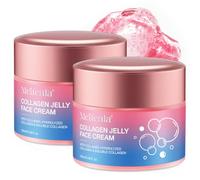 Crème à la Gelée de Collagène avec Collagène Hydrolysé et Niacinamide, Korean Skincare, Collagen Jelly Cream Anti-âge, Améliore la Capacité d'hydratation de la Barrière Cutanée et Apporte élasticité