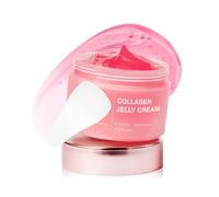 Crème à la gelée de collagène, crème anti-âge pour le visage au collagène, réduit les ridules et le teint terne, révèle et raffermit la peau 24 heures, convient à tous les types de peau