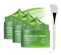Crème à la gelée de collagène,Niacinamide et collagène hydrolysé,Creme Visage Femme,Collagen Night Mask,Creme Coreenne Visage,Creme Hydratante Visage Coréenne,Creme Lifting Immediat Visage (3)