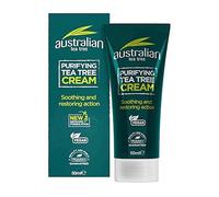 Crème à l'arbre à thé Australian Tea Tree, Purifiante, Végane, Sans cruauté, Sans parabènes et SLS, Apaisante, Naturelle, 50 ml
