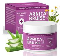 Crème à l'arnica pour ecchymoses extra forte - Crème à l'arnica à guérison rapide pour peaux fines, gonflements et décoloration - Formule infusée de vitamine K, C et E pour peaux sensibles