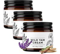 Crème à l'igname sauvage pour femmes - Équilibre hormonal, Crème hydratante intense, Lait corporel hydratant quotidien, pour tous types de peau