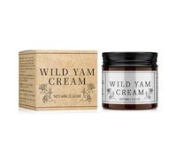 Crème à l'igname sauvage pour l'équilibre hormonal, crème corporelle naturelle à l'igname sauvage, nourrit et hydrate la peau en profondeur, convient à tous les types de peau.,1PCS