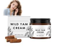 CrèMe à L'Igname Sauvage Wilderglow Enrichie En Vitamine E - CrèMe à La Racine D'Igname Sauvage, Lotion Hydratante Visage Et Corps Pour Peaux SèChes, Soin Hydratant Apaisant Aux Plantes (1 PCS)