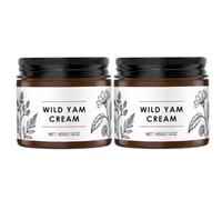 Crème à l'igname sauvage Wilderglow pour l'équilibre hormonal, Crème à l'igname sauvage Wilderglow Bio, Nourrissante et Hydratante, Améliore l'élasticité, Pour peaux sèches