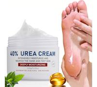 Crème à l'Urée 40%,Crème pour les Pieds, Lotion Cicatrisante pour les Pieds pour la Peau Sèche Craquelée Rugueux, Crème Réparatrice Hydratante pour les Pieds pour Hommes Femmes, 150g