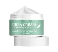 Crème à l'urée 40 % pour les pieds, 2 % d'acide salicylique - Crème pour les pieds et les mains à force maximale - Avec acide hyaluronique, arbre à thé et aloe vera pour une hydratation profonde