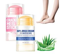 Crème à l'urée 60 % hydratante et anti-craquelures pour les pieds - Crème hydratante et anti-fissures - Crème de soin des pieds à l'urée - Soulage les extrêmes de la sécheresse et des fissures - (W+R
