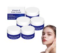 Crème à l'urée décolorante - lotion hydratante en profondeur pour les talons, les mains, les coudes et les genoux craquelés secs, hydratation intensive lissante de la peau rugueuse (5 boîtes)