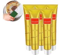 Crème à polir Les métaux, Crème à polir Les métaux, Polish et dissolvant de Rouille, Crème à polir Les métaux pour enlever Les Rayures en Acier Inoxydable (5pcs)