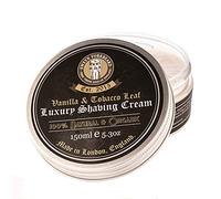 Crème à raser bio Vanille & Feuille de tabac Sweyn Forkbeard 150 ml - Crème à raser 100 % bio pour homme fabriquée à Londres