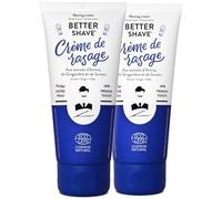Crème à Raser Homme - Lot de 2 - Monsieur BARBIER | Texture Dense & Onctueuse pour Peaux Sensibles | Naturelle, Végane & Française | À l’Arnica, Cyprès & Gingembre